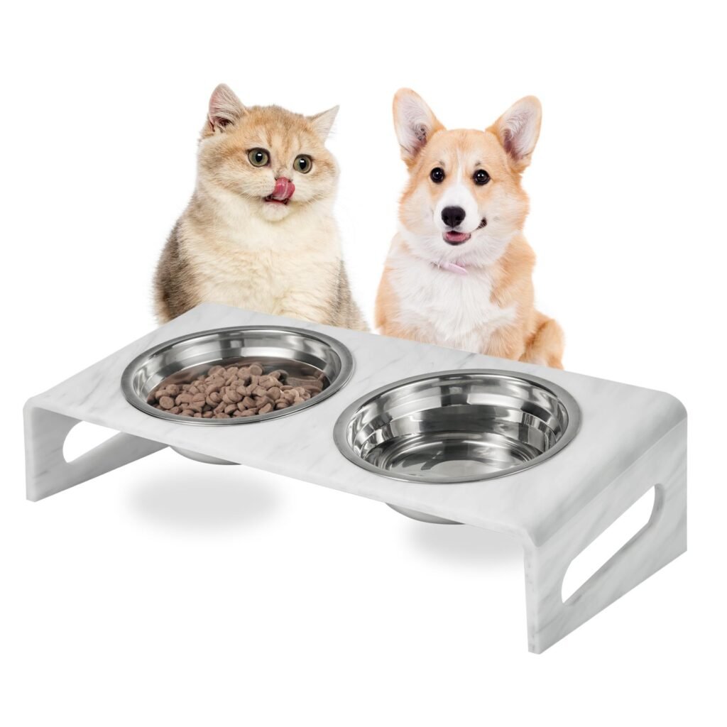 Best Luxury Cat Feeding Station with Marble Design: Pamper Your Feline in Style